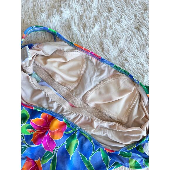 90’s Tropical Skirt Tankini size 14 - Picture 10 of 16